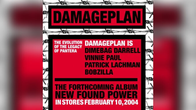 DAMAGEPLAN 'Explode - Single' - Cover Photo