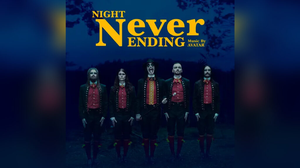 AVATAR 'Night Never Ending - Single' - Cover Photo
