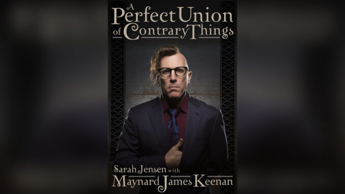 MAYNARD JAMES KEENAN Book Cover - Cover Photo MAYNARD JAMES KEENAN Book Cover - Cover Photo