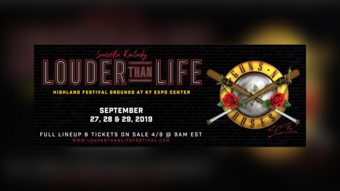 LOUDER THAN LIFE 2019 - COVER PHOTO LOUDER THAN LIFE 2019 - COVER PHOTO