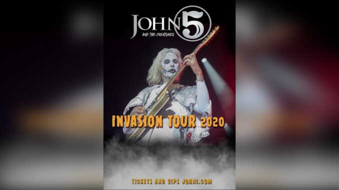 JOHN 5 Invasion Tour 2020 - COVER PHOTO JOHN 5 Invasion Tour 2020 - COVER PHOTO