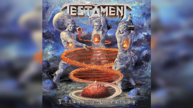 TESTAMENT 'Titans of Creation' - Cover Photo TESTAMENT 'Titans of Creation' - Cover Photo