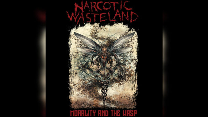 NARCOTIC WASTELAND 'Morality and the Wasp - Single' - Cover Photo