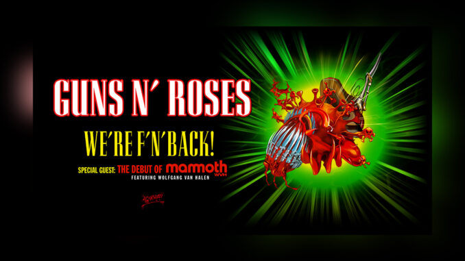 GUNS N' ROSES Are F'N' Back - COVER PHOTO