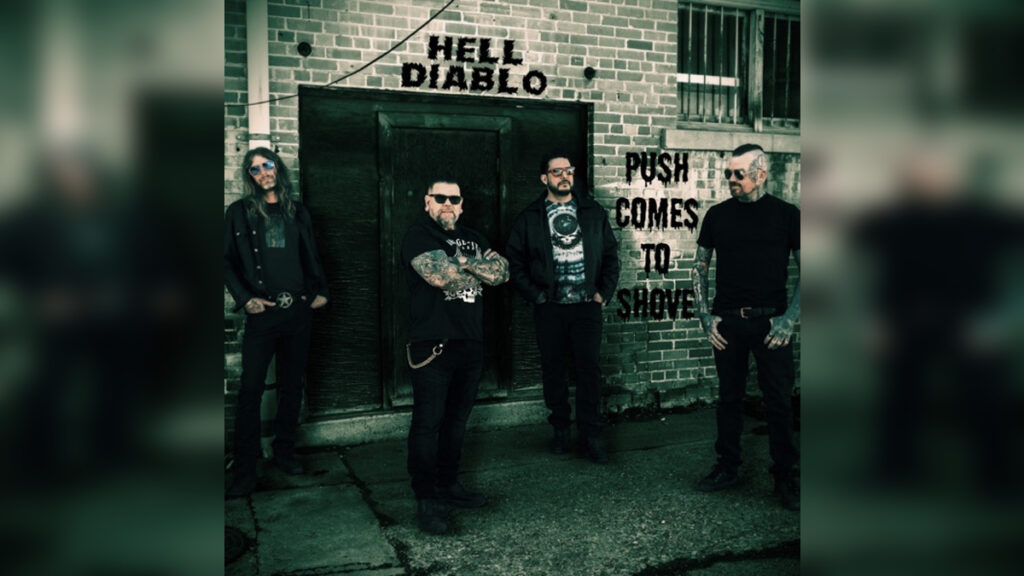 HELL DIABLO 'Push Comes to Shove - Single' - Cover Photo