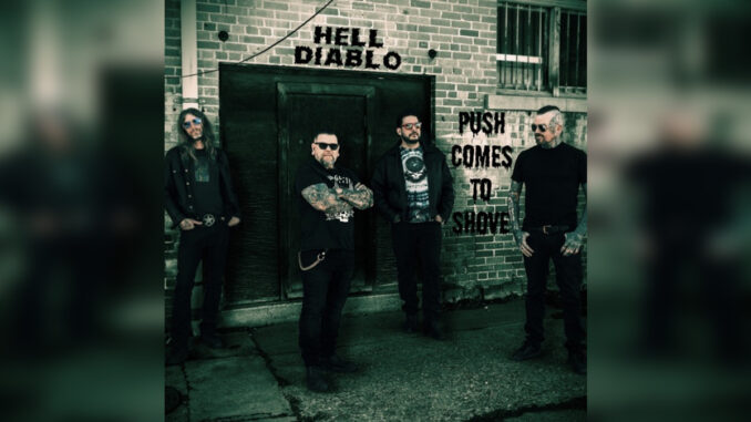 HELL DIABLO 'Push Comes to Shove - Single' - Cover Photo