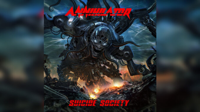 ANNIHILATOR 'Suicide Society' - Cover Photo ANNIHILATOR 'Suicide Society' - Cover Photo
