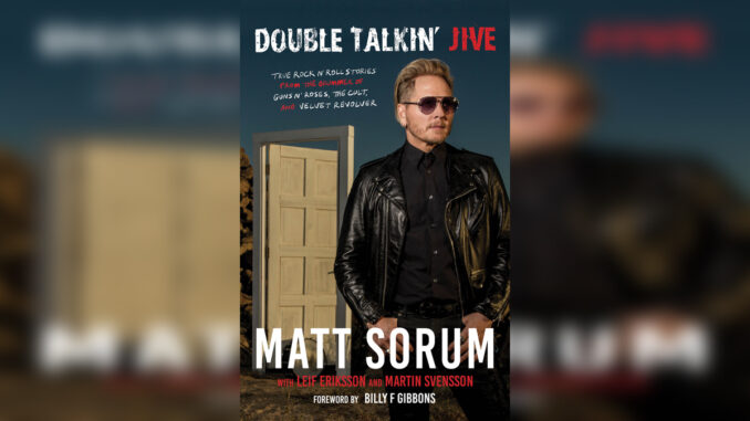 'Double Talkin' Jive' by MATT SORUM - Cover Photo 'Double Talkin' Jive' by MATT SORUM - Cover Photo