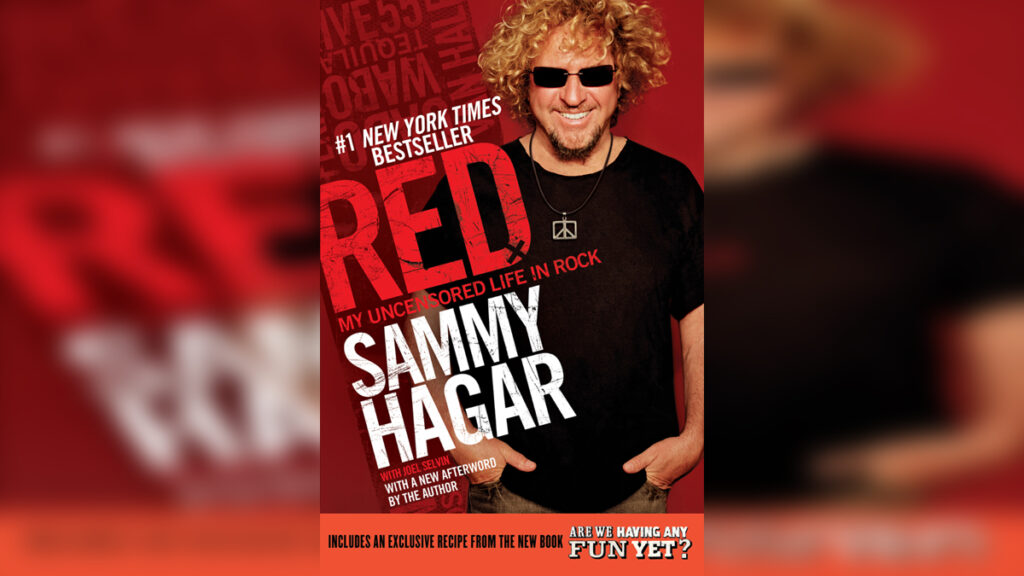 'Red My Uncensored Life in Rock' SAMMY HAGAR - Cover Photo