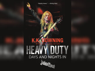 'Heavy Duty Days and Nights in Judas Priest' K.K. DOWNING & MARK EGLINTON - Cover Photo