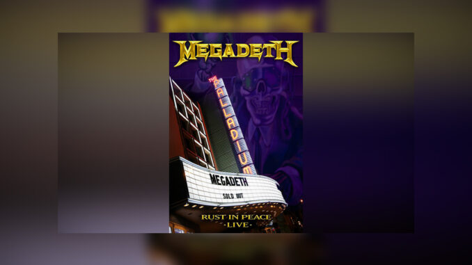 MEGADETH Rust In Peace - Live - Cover Photo