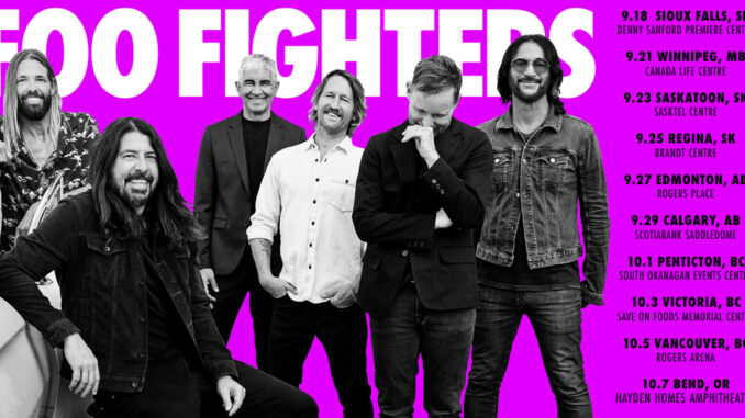 FOO FIGHTERS: 10 NEW SHOWS ADDED TO NORTH AMERICAN TOUR
