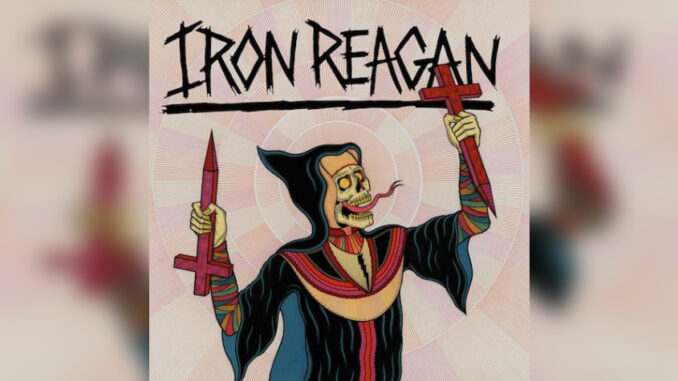 IRON REAGAN Crossover Ministry Web Cover Photo FUNERAL FOR THE MASSES Pitch Black Web Cover Photo