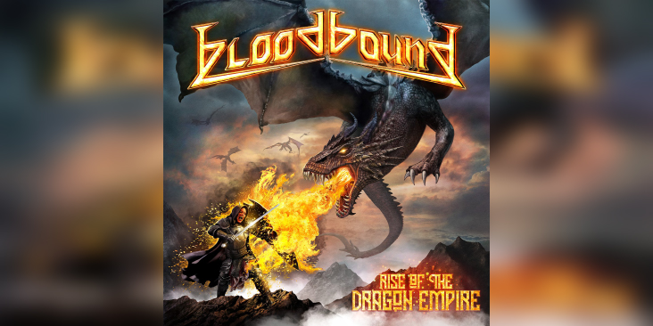 BLOODBOUND 'Rise of the Dragon Empire' - Cover Photo
