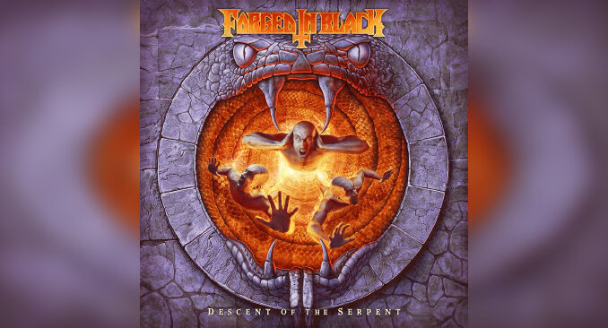 FORGED IN BLACK 'Descent of the Serpent' - Cover Photo