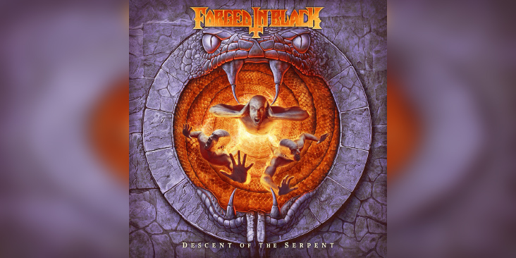 FORGED IN BLACK 'Descent of the Serpent' - Cover Photo