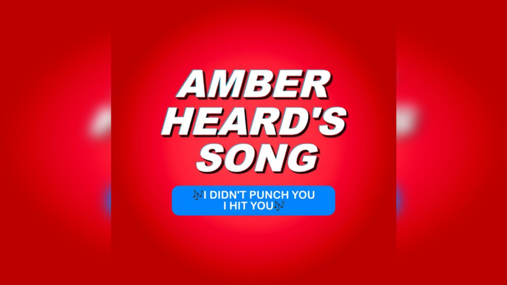 GADFLY 'Amber Heard's Song (I Didn't Punch You I Hit You) - Single' - Cover Photo