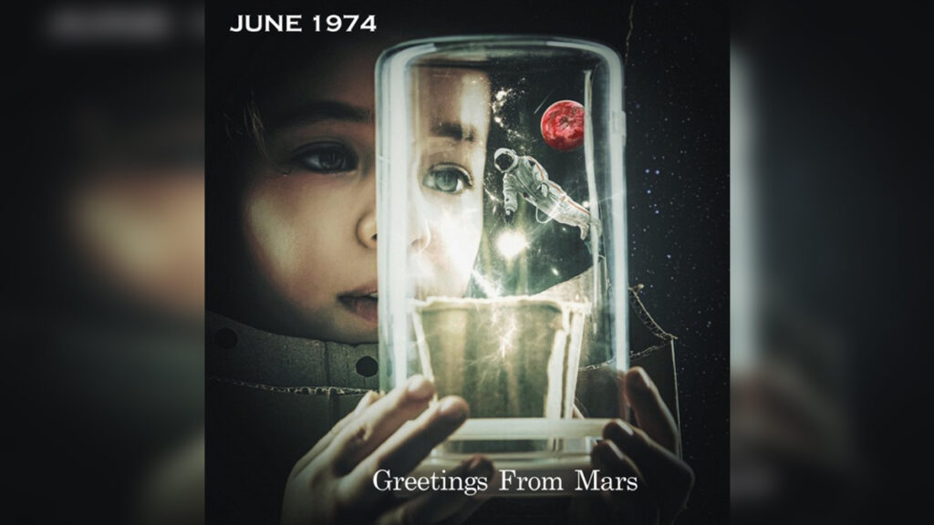 JUNE 1974 'Greetings From Mars' - Cover Photo