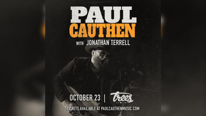TREES DALLAS Announces Surprise Socially-Distanced Concert featuring Taxes Native PAUL CAUTHEN - Cover Photo TREES DALLAS Announces Surprise Socially-Distanced Concert featuring Taxes Native PAUL CAUTHEN - Cover Photo