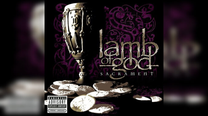 LAMB OF GOD 'Sacrament' - Cover Photo