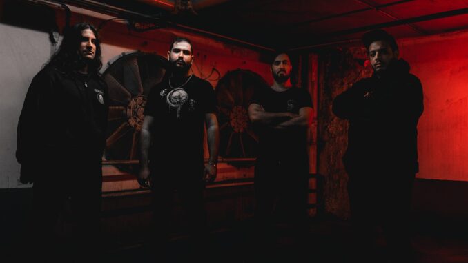 Sinnery publicity image for Rockstadt Extreme Fest and The Burning single