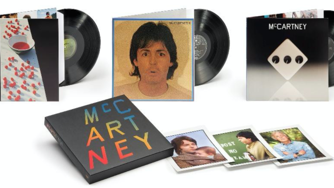 PAUL McCARTNEY: McCARTNEY I II III LIMITED EDITION BOX SET AVAILABLE AUGUST 5TH