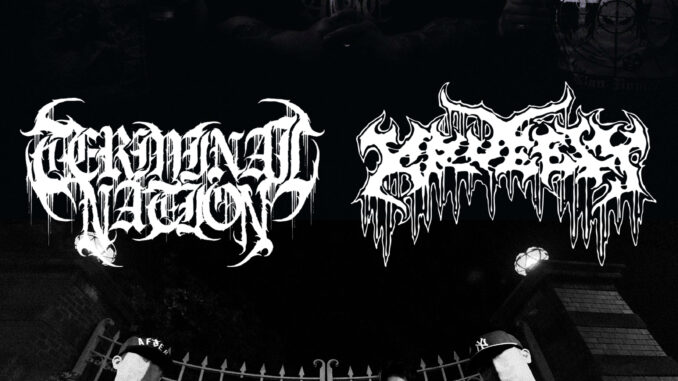 TERMINAL NATION / KRUELTY: 20 Buck Spin Releases The Ruination Of Imperialism Split LP By Two Metallic Hardcore Acts; Album Out Digitally Today + Vinyl/Cassette Preorders Posted