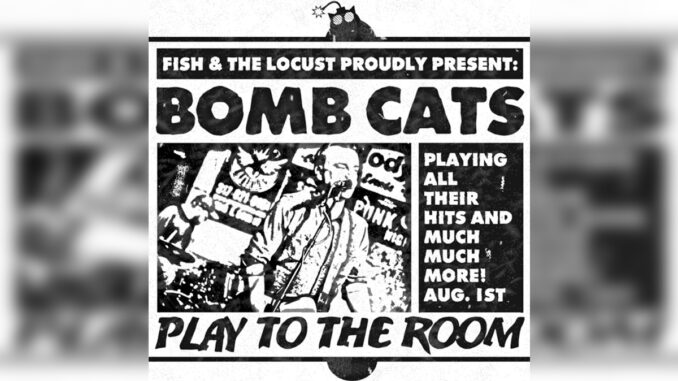 BOMB CATS 'Play to the Room - EP' - Cover Photo