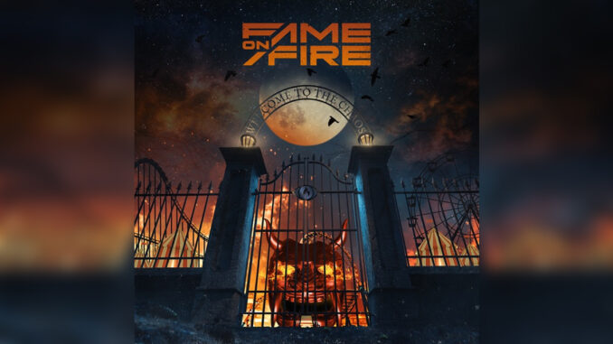 FAME ON FIRE 'Welcome to the Chaos' - Cover Photo