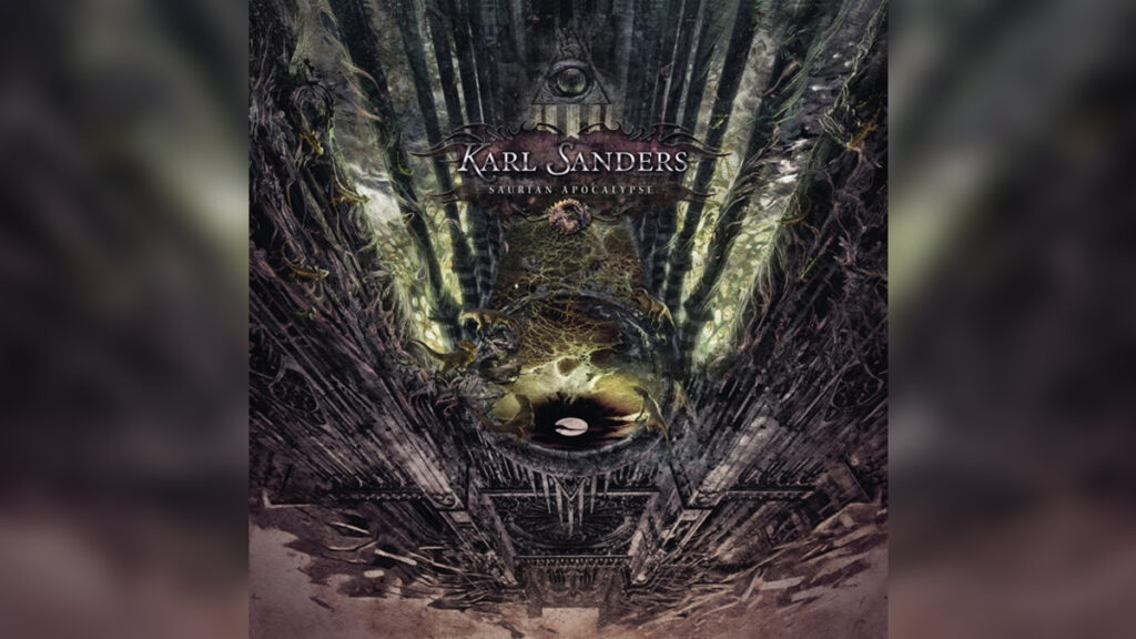 KARL SANDERS 'Saurian Apocalypse' - Cover Photo