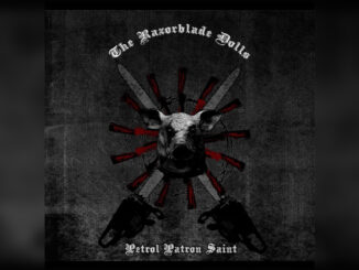 THE RAZORBLADES 'Petrol Patron Saint - Single' - Cover Photo