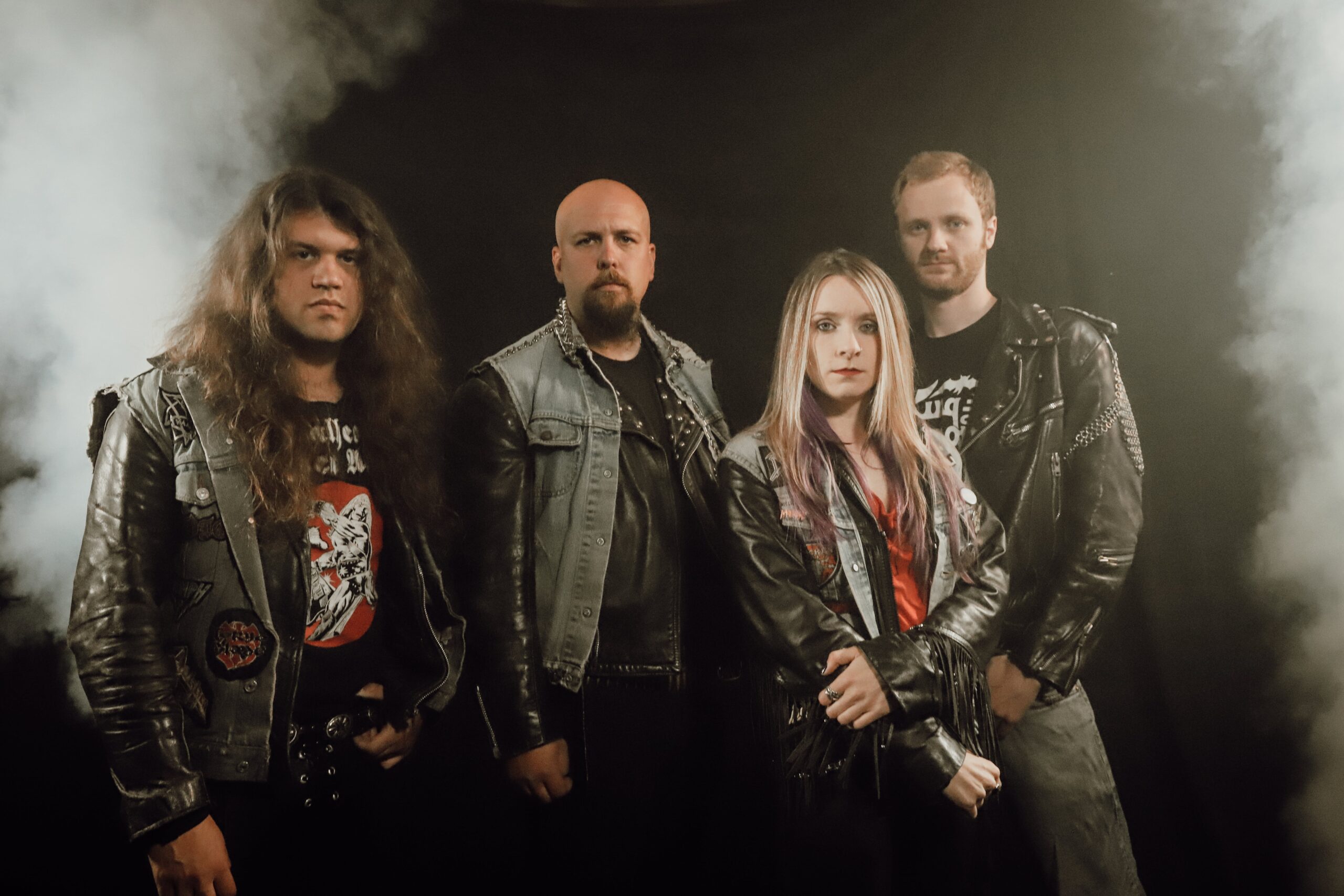 IRON KINGDOM 2022 band publicity photo for The Blood of Creation