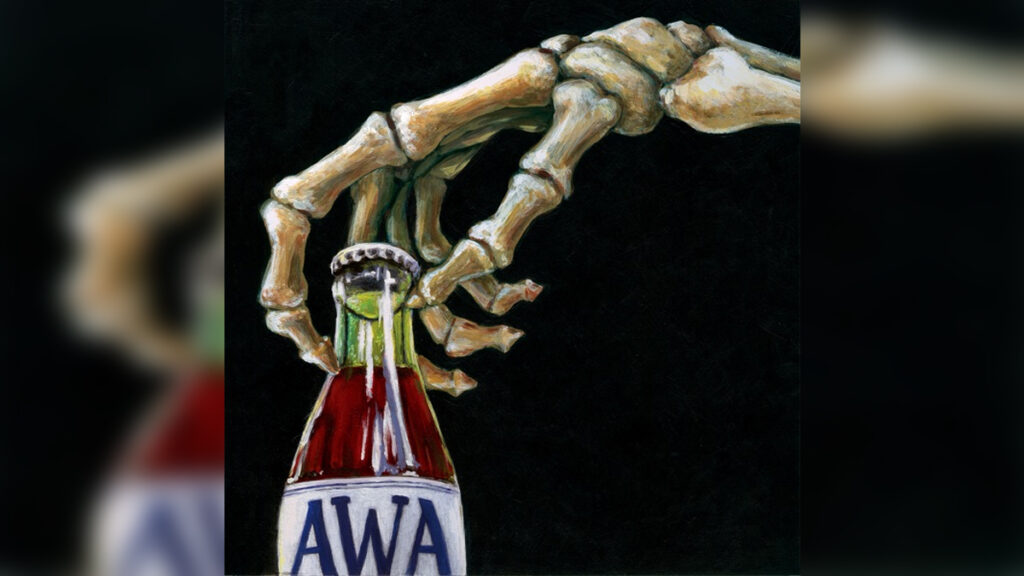 AMERICAN WEREWOLF ACADEMY 'Dead Without Dying & Gleefully Detached' - Cover Photo