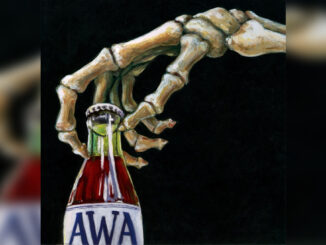 AMERICAN WEREWOLF ACADEMY 'Dead Without Dying & Gleefully Detached' - Cover Photo