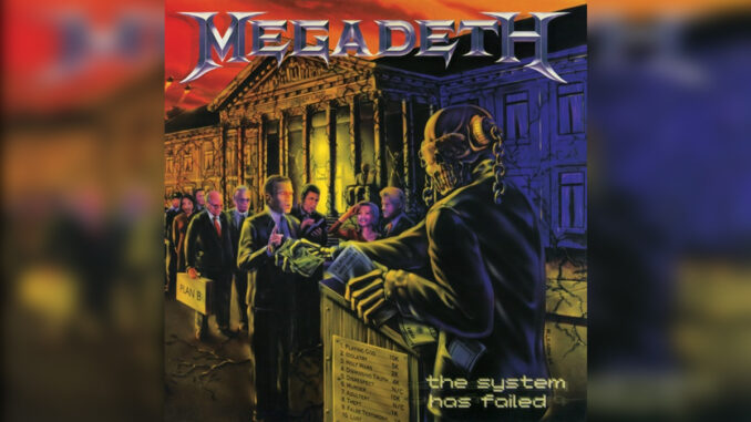 MEGADETH 'The System Has Failed (Remastered)' - Cover Photo