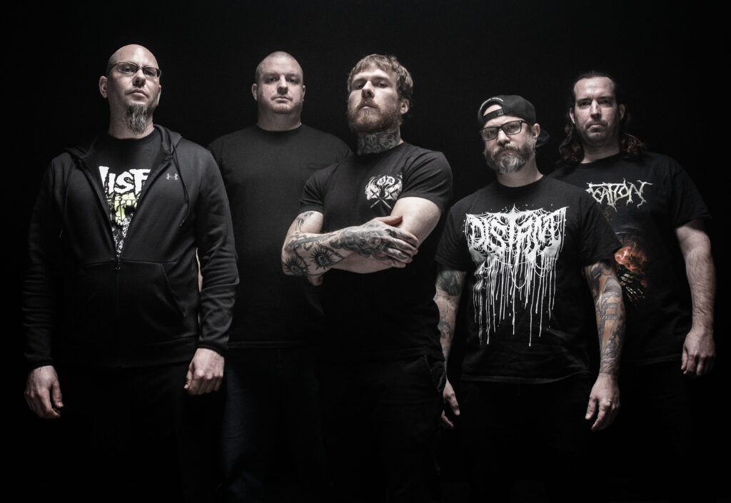Eaten By Sharks band publicity photo for Apex Predator drum playthrough and Eradication album
