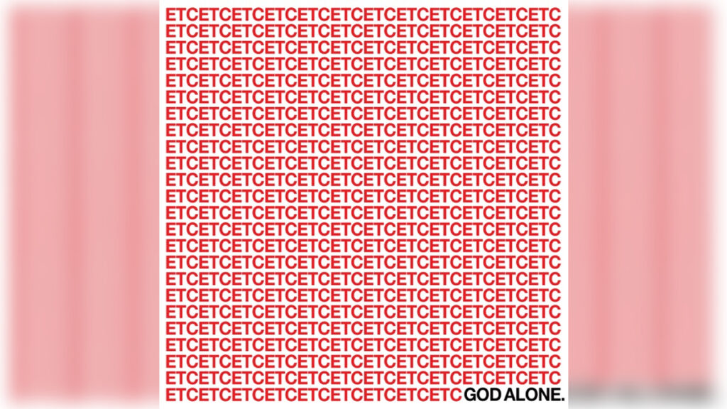 GOD ALONE 'ETC' - Cover Photo