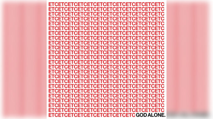 GOD ALONE 'ETC' - Cover Photo