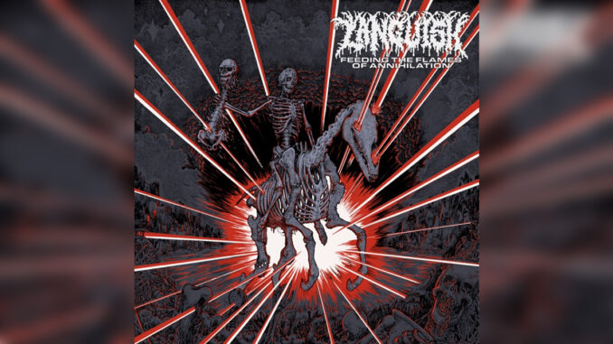 LANGUISH 'Feeding the Flames of Annihilation' - Cover Photo