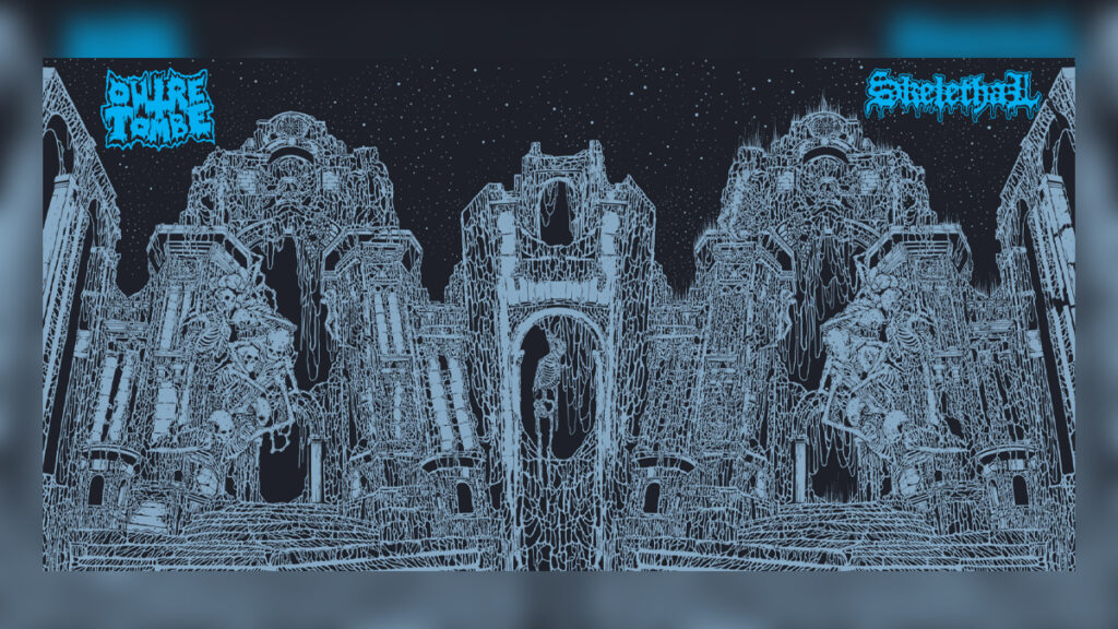 OUTRE-TOMBE SKELETHAL Split 7 - Cover Photo