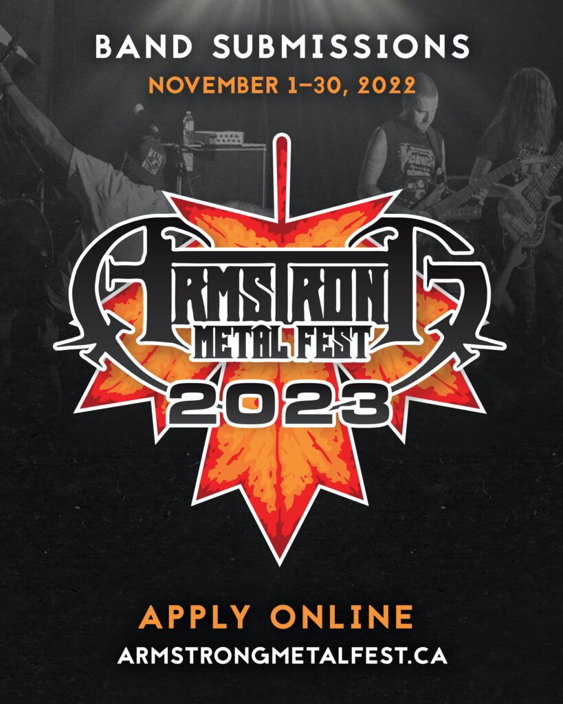 BC’s Mountain Shaking ARMSTRONG METALFEST Open Band Submissions For 2023 Lineup!
