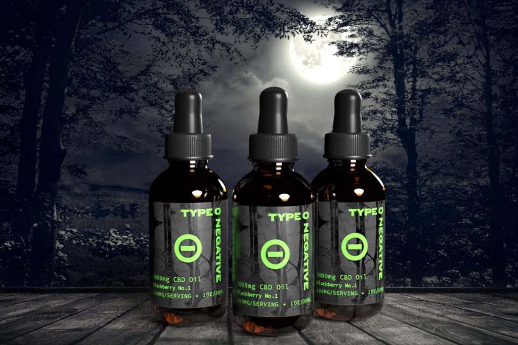 TYPE O NEGATIVE CBD Tincture Blackberry No. 1