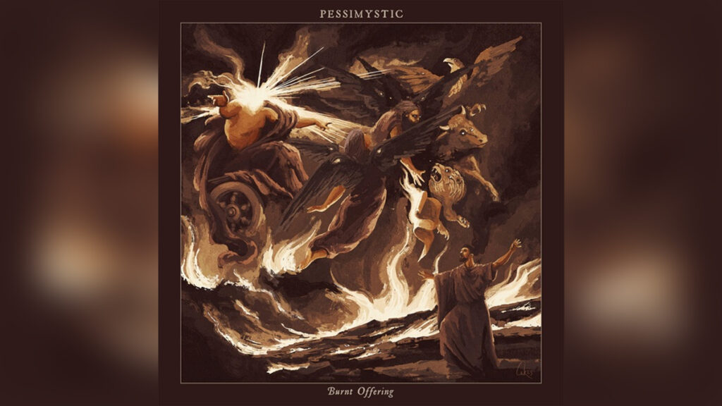 PESSIMYSTIC 'Burnt Offering - EP' - Cover Photo