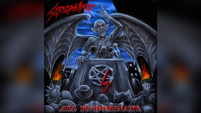STRIGAMPIRE 'All To Dominate' - Cover Photo