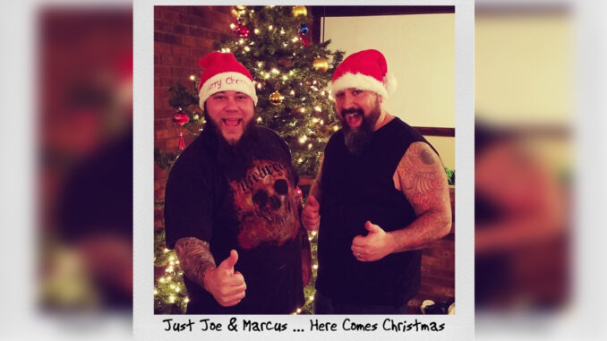 JUST JOE ‘Here Comes Christmas (feat. Marcus) – Single’ - Cover Photo JUST JOE ‘Here Comes Christmas (feat. Marcus) – Single’ - Cover Photo