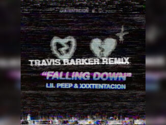 LIL PEEP & XXXTENTACION 'Falling Down (Travis Barker Remix) - Single' - Cover Photo