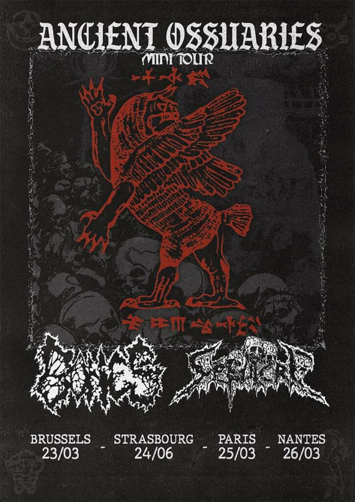 Bones & Sépulcre ”Ancient Ossuaries’ mini tour March 2023!