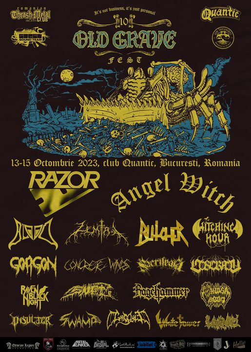 Coscradh, Sacrilegia & Thulsa Doom all announced for Old Grave Festival in Bucharest, Romania!