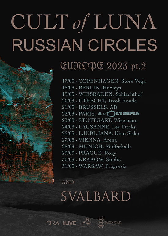 Cult of Luna Announces European Co-Headline Tour with Russian Circles for 2023
