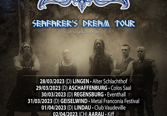 Ensiferum Announces “Seafearer’s Dream” European Headline Tour for 2023!